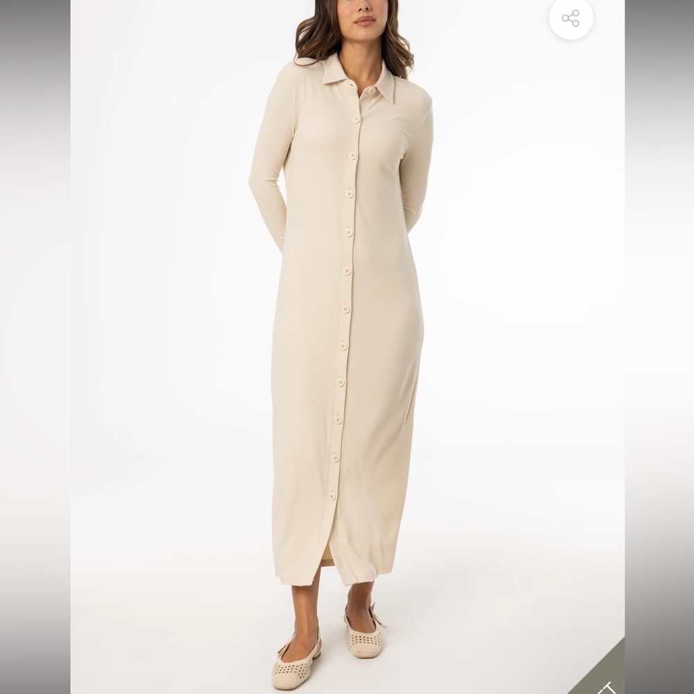 Dress Blank Cardi Maxi Dress